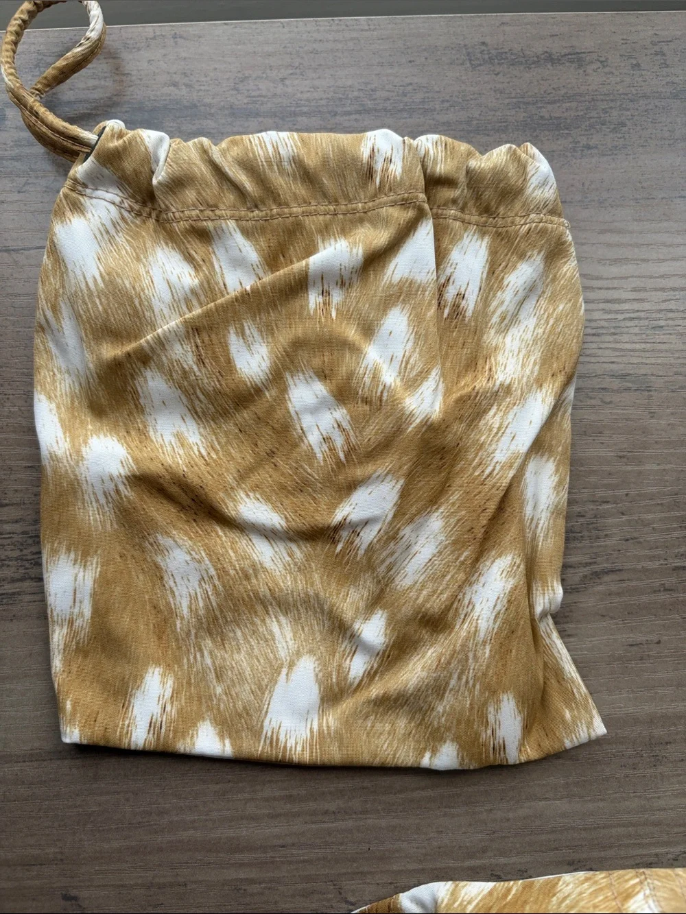 NWT Burberry Deer Printed Face Mask with Matching Pouch